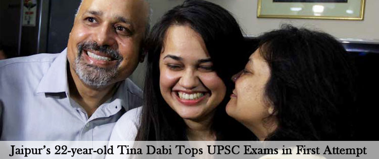 Jaipur’s 22-year-old Tina Dabi Tops UPSC Exams in First Attempt