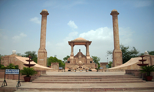 Amar Jawan Jyoti in Jaipur to experience the construction of a complex