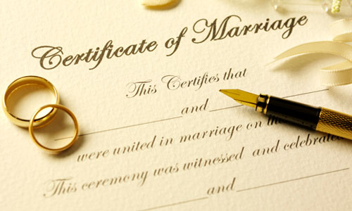 Getting Marriage Registered