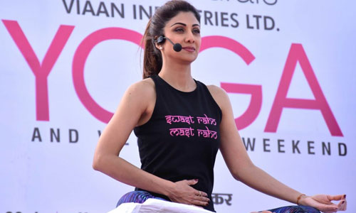 Jaipur Does Yoga with Shilpa Shetty